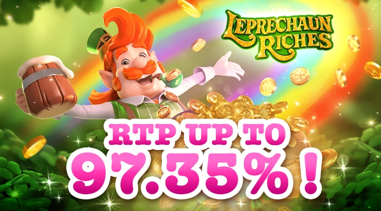 Leprechaun Riches RTP up to 97.35% !