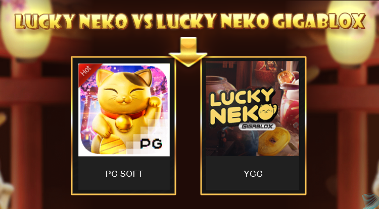 Lucky Neko PG soft vs Lucky Neko Gigablox