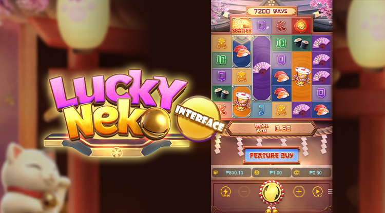 Lucky Neko pg soft Interface