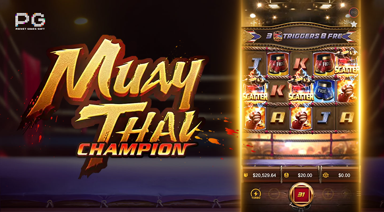 Muay Thai Champion Slot Game – Scatter Symbol Triggers Free Spin