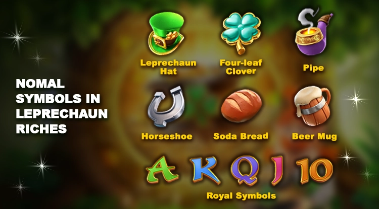 Nomal Symbols in Leprechaun Riches