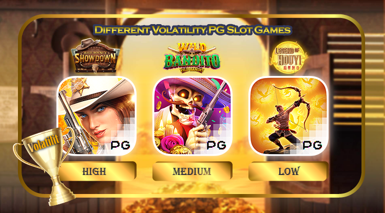 Different Volatility PG Slot Games (Wild Bandito _ Legend of Hou Yi)