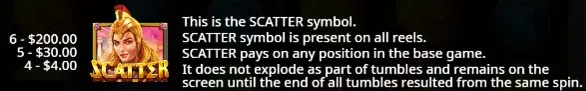Wisdom of Athena Slot Paytable Scatter Symbol